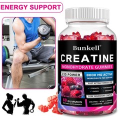 Creatine Monohydrate 2500mg- 60 Gummies – Performance – Sports Fitness Training