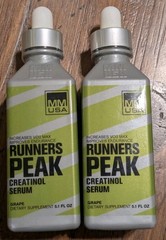 2x MMUSA Runners Peak Creatinol Serum Enhanced VO2 Max Grape 5.1 oz EXP 12/2026
