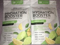 2 New Age Performance Hydration Booster Lemon Lime Electrolyte Drink Mix Recover