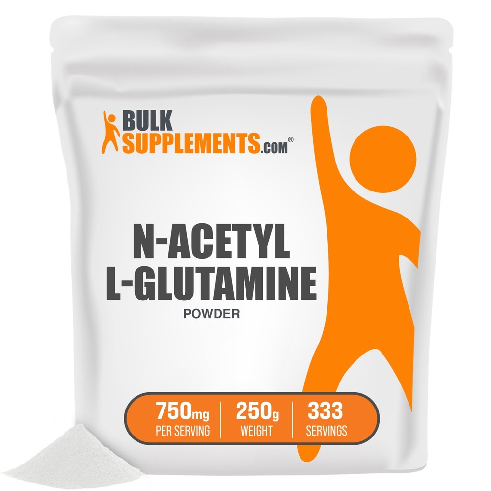 BulkSupplements N-Acetyl L-Glutamine Powder – Helps Boost Athletic Endurance