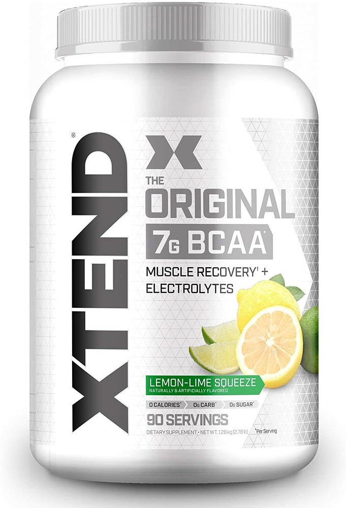 Scivation XTEND 7g BCAA’s Glutamine Powder 90SRV LEMON LIME SQUEEZE