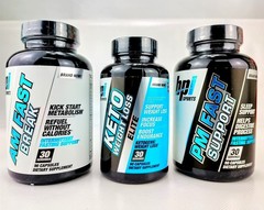 Keto Weight Loss Elite + AM Fast Break + PM Support BPI Sports Exp 05/24 & 6/24