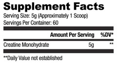Ryse Element Series Creatine Monohydrate Powder – Size: 10.6 oz Exp 2/2027