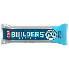 Clif Builders Protein Bar Cookie & Cream Gluten Free – 2.4 oz (Pack of 12)