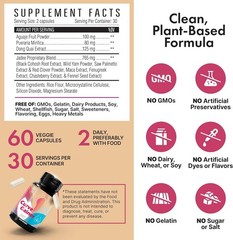 Natural Curve Gainer – Booty Enhancement Pills for Healthy Weight Gain, 60 Count