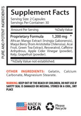 African Mango – Natural Fat Burner – Weight Loss Pill – 3 Bottles-180 Capsules