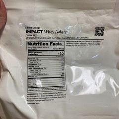 MyProtein Impact Whey Isolate Drink Mix, Chocolate Milkshake 5.5lb EXP 02/27