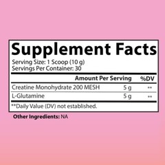 Angry Supplements Better Booty Glute Scoop Creatine Women Butt Builder Drink Mix