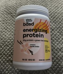 Basd ~ Energizing Protein ~*Creamy Vanilla Shake*~ 20 Servs ~ Sealed ~ Exp.1/26