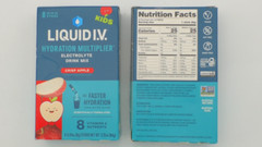 (2 Pack), EXP 3/27, Liquid I.V.® Hydration Multiplier® +Kids – Crisp Red Apple –