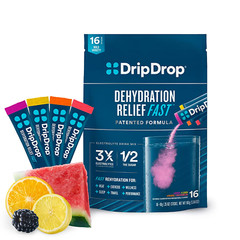 Dripdrop Hydration – Electrolyte Powder Packets – Watermelon, Berry, Orange, Lem