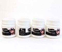 4 Pack iPowder Weight Gain Powder Supplement 150g Each Natural Formula Bulk Lot