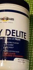 Infinite Labs – WHEY DELITE – Chocolate Covered Strawberry – 11.1 oz – Ex 6/2025