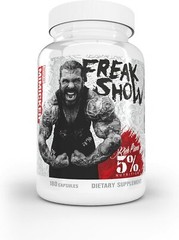 5% Nutrition Rich Piana | Freak Show 180 Capsules LEGENDARY SERIES