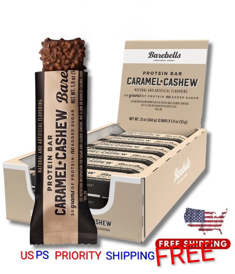 15 Barebells Protein Bars Caramel Cashew FREE PRIORITY SHIPPING