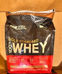 100% Whey Protein, Optimum Nutrition Gold Standard, 80 Servings, 24g Protein