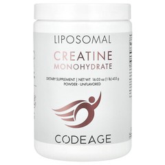 Liposomal Creatine Monohydrate Powder, Unflavored, 1 lb (455 g)