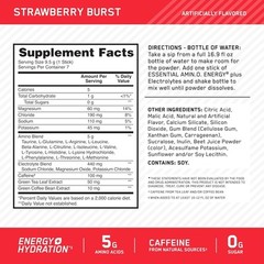 Optimum Nutrition Essential Amino Energy Plus – 7 Pack Strawberry Electrolytes