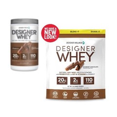 Designer Whey Protein Powder – Gourmet Chocolate – 32oz: Certified Gluten-Free