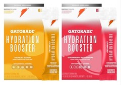 Gatorade Hydration Booster Electrolyte Strawberry Watermelon& Tropical Mango 2BX