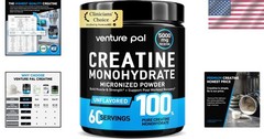 100% Pure Micronized Creatine Monohydrate Powder – Unflavored, 10.6oz