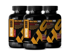 sport supplements – NITRIC OXIDE 2400 – post workout supplements – 3 Bottles