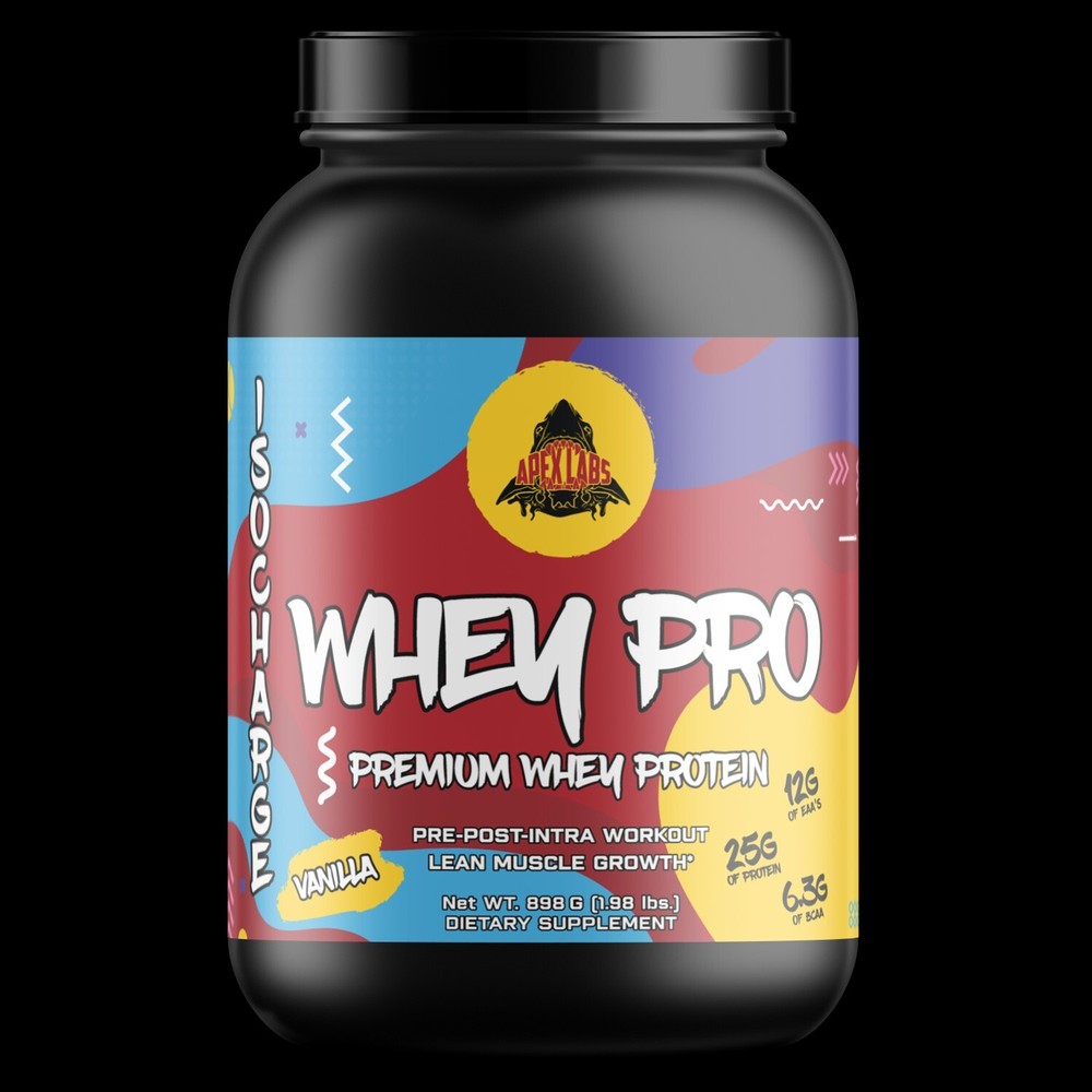 Apex Labs Isocharge Hydrolyzed 100% Whey Protein Isolate 25 GRAMS PROTEIN SCOOP