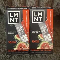 (2) LMNT Electrolytes Hydration Keto WATERMELON – 10 packs Carnivore Fasting
