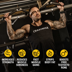 CRAZYBULK D-BAL | Natural Anabolic Muscle Body Building Supplement