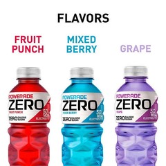 Powerade Zero Sports Drink Variety Pack (20 fl. oz., 24 pk.)