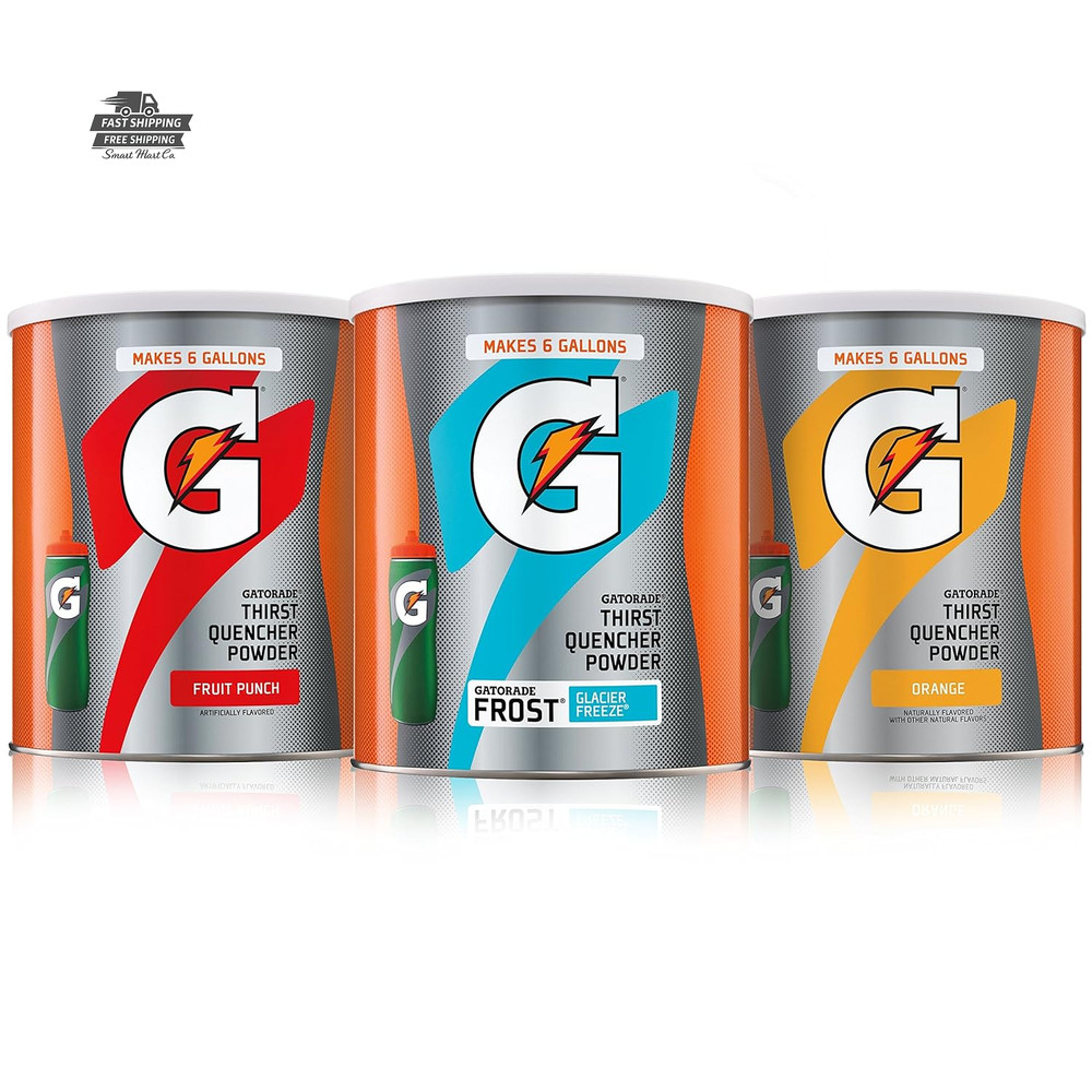 Gatorade Thirst Quencher Powder Variety Pack 51 oz Pack of 3