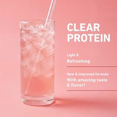 100% Whey Protein Isolate Powder Clear Low Carb Tropical Punch 20g 16 Servings