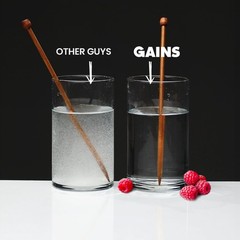 Gains in Bulk Instantized Creatine Monohydrate for Men & Women, Soluble Pre W…