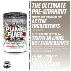 Pump Fuel ALL IN Insanity Ultimate Muscle Pump Supplement & Pre Workout Powder