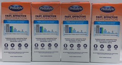 4PK Abbott Pedialyte Electrolyte Powder ~ 6 Sticks Each ~ EXP 11/26