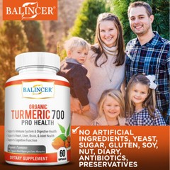 Turmeric Curcumin 700mg Herbal Extract Liver, Brain, Heart, Joint Health
