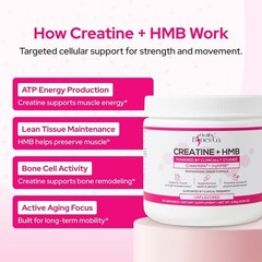 Creatine HMB Powder, 5g Creatine Monohydrate With 3g HMB