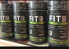 4 PACK FIT 9 FAT LOSS SUPPORT (120 caps) completely Original! By Sascha Fitness