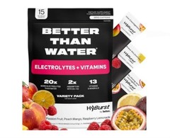 Hyburst Better Than Water Electrolytes Powder Packets Drink Mix Tropical Variety