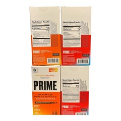 PRIME Hydration Mix 4-Pack (24 Sticks) Ocean Cherry & Glacier Orange Exp 2027