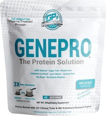 GENEPRO GEN. 3 Unflavored Protein Powder Whey Isolate Supplement (45 Servings)