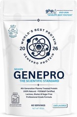 Premium GENEPRO GEN. 3 Unflavored Protein Powder – (4th Generation, 60 Servings)