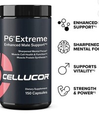 Cellucor P6 Extreme STRENGTH / LEAN MUSCLE / ENERGY – 150 Capsules