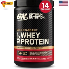 Gold Standard 100% Whey Protein Powder, Double Rich Chocolate, 1 Pound Pack of 1