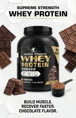 Supreme Strength Whey Protein Powder 5 LBS/ Chocolate