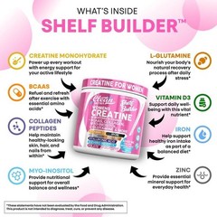 Creatine Monohydrate for Women BCAA Collagen Biotin Skin Hair Support