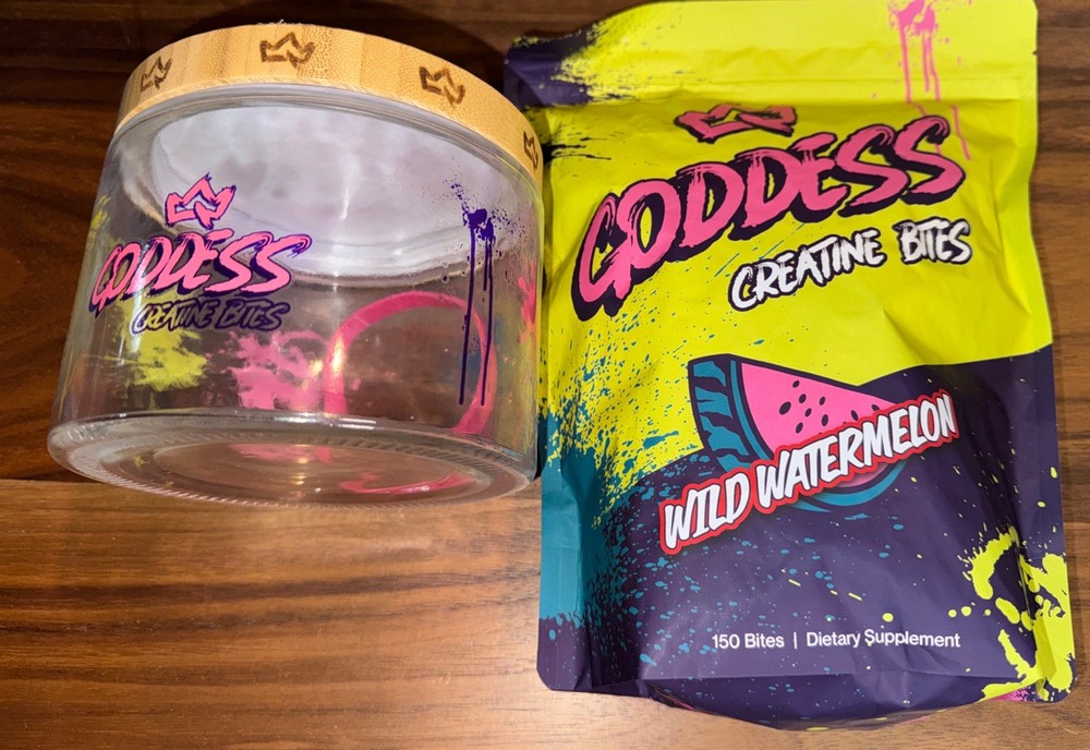 100% Authentic Primal Queen Set GODDESS Creatine Gummy Bites Watermelon + JAR