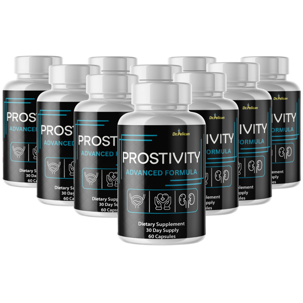 Prostivity- Prostate Support- 10 Bottles- 600 Capsules