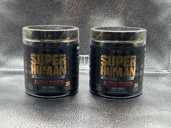 Alpha Lion Super Human Pre-Workout Lot Of 2 (Alpha Punch Flavor) Expires 12/2026