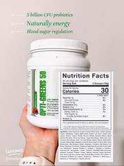 1st Phorm OPTI-GREENS 50 Powder 11 oz ( 30 Serv) Natural Berry Flavor BY 11/26
